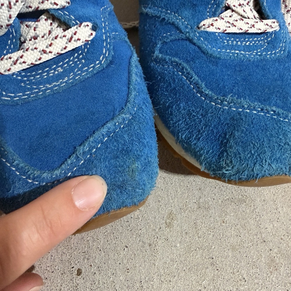 New Balance 996 Blue Suede Sneakers Men's 6 / Fits Women's 7.5 Retro - Picture 4 of 9